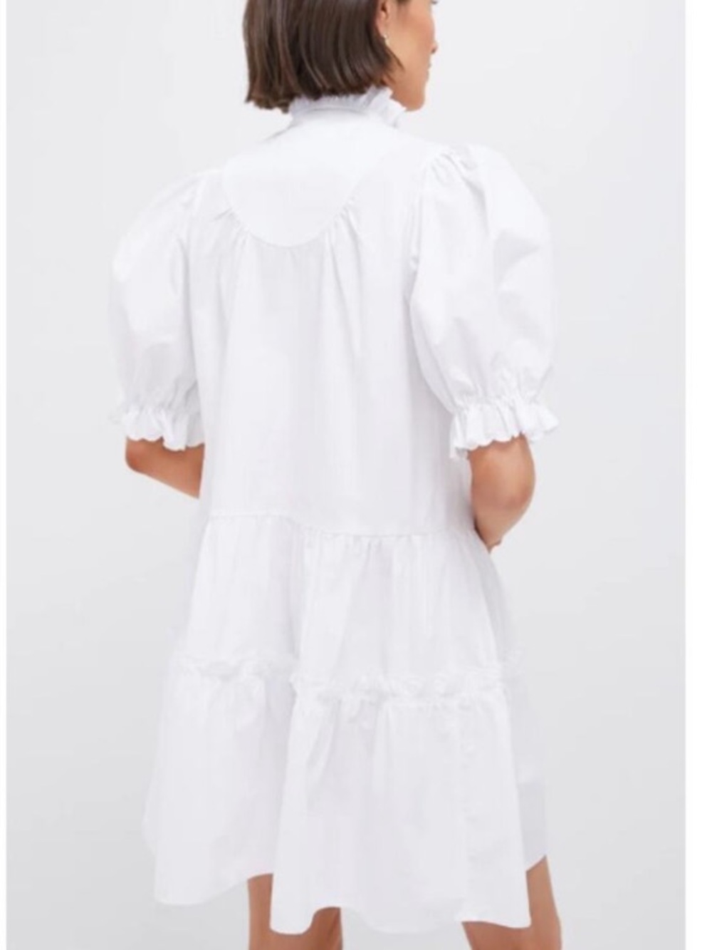 Tuckernuck Pomander Place White Selena Mini Dress Medium - Picture 3 of 13